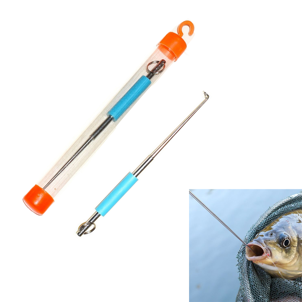 Fishing Equipment Warehouse - ステンレス鋼のフィッシュフックリムーバー,安全性,抽出器付き,迅速な分離装置,釣りツール,1個