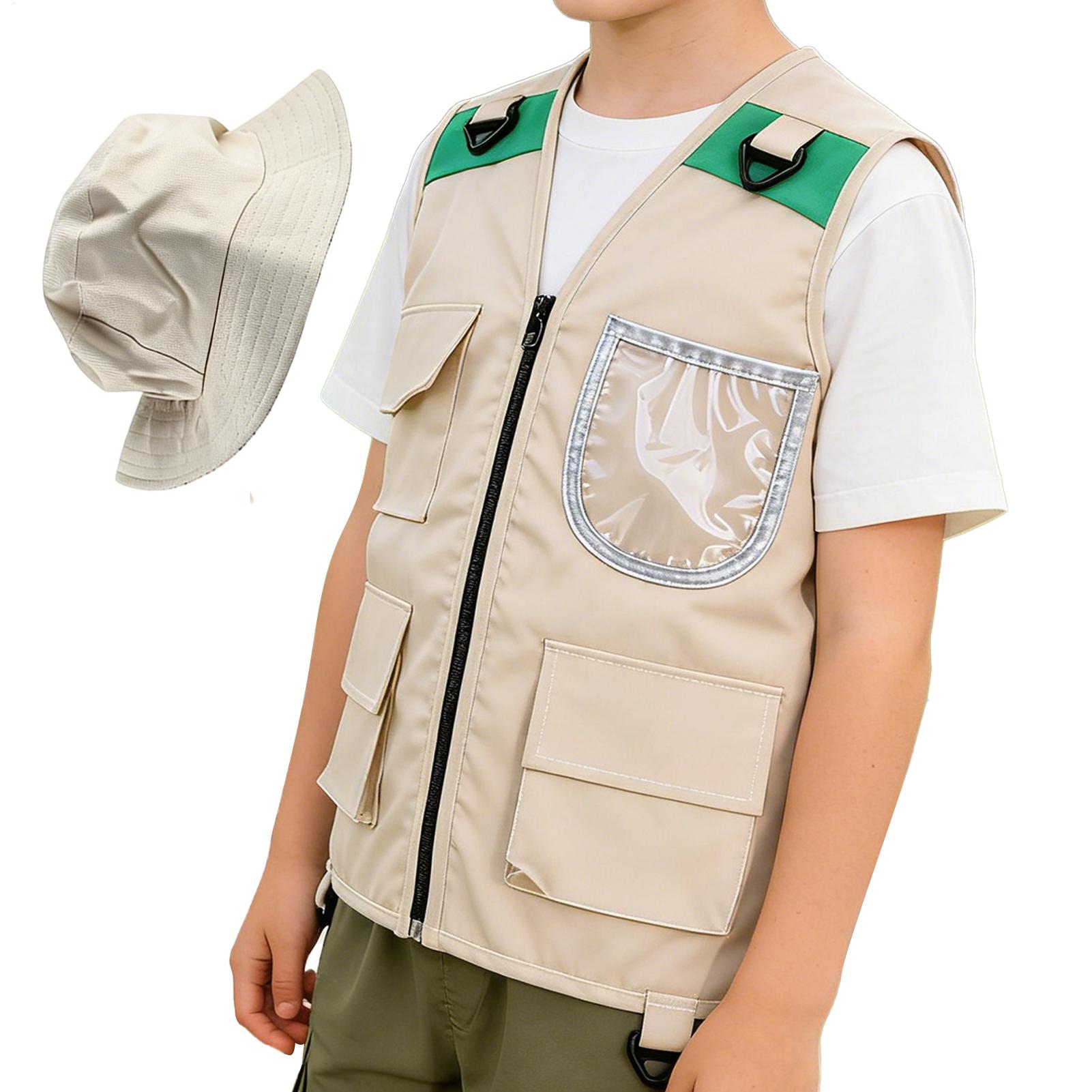Fishing Equipment Logos - 1個入り ホットセール 子供用アウトドア探検家服 ベスト 帽子 キャンプ用品
