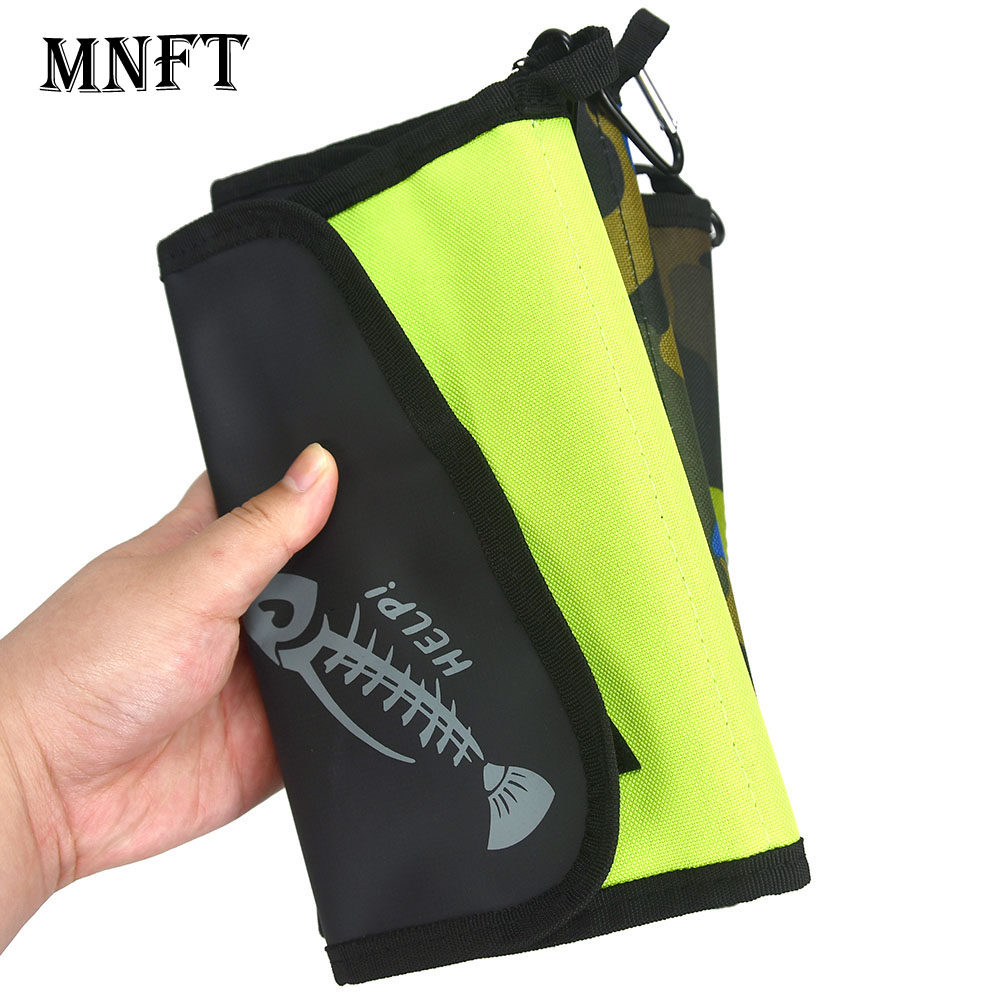 Fishing Equipment Lures - 新しい釣りルアー収納ハンドバッグ防水餌袋釣具バッグカラビナ付きポータブルソフト餌ケースシータックル