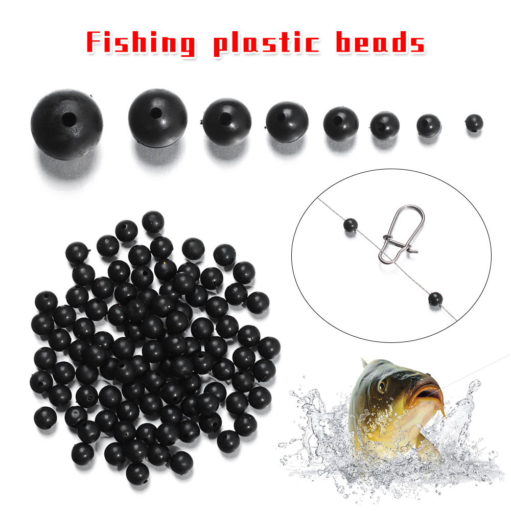 Fishing Equipment Lures - 3mm〜12mmのソフトプラスチックフィッシングボール,100〜ピース/ロットユニット