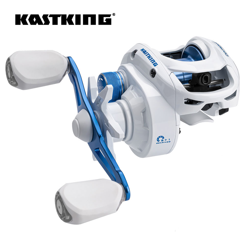 Kastking Reel Centron - Kastking-Orcenton lite baitcasting Reel,グラスファイバー,コーティングされたナイロンフレーム,7kg,最大ブレーキ7.1:1,高速
