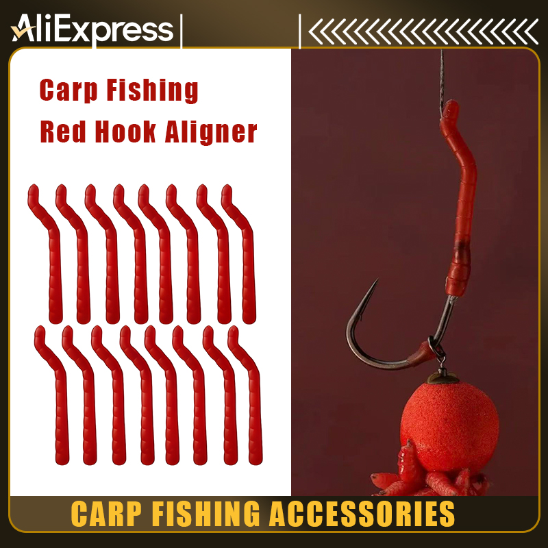 Fishing Equipment Lures - YOTO カープフィッシングフックキッカー シミュレートされたミミズソフトルアー付き - 淡水釣り用餌アクセサリー