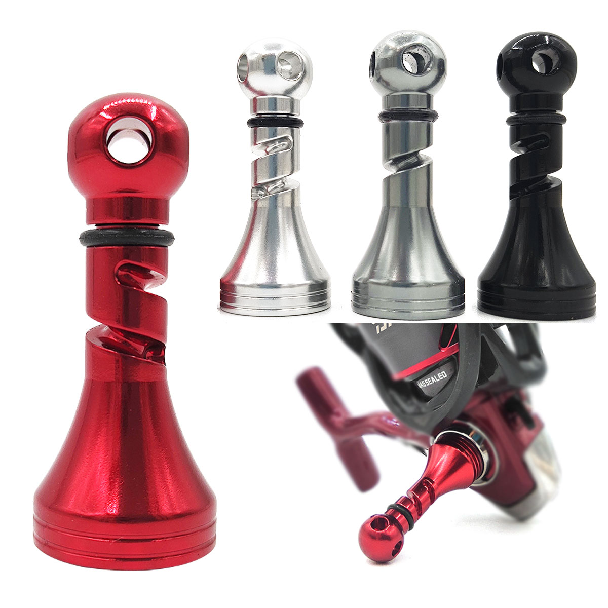Penn Reel Fierce - 釣りリールハンドルスタンドダイワシマノペンスピニングリールスタンドバランサー釣りリール交換バランスバー