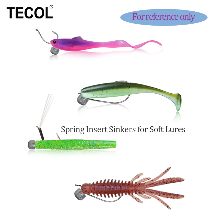 TECOL 1G 1.75G 2.7G 3.5G スパイラル - Fishing Equipment Lures のレビューと価格