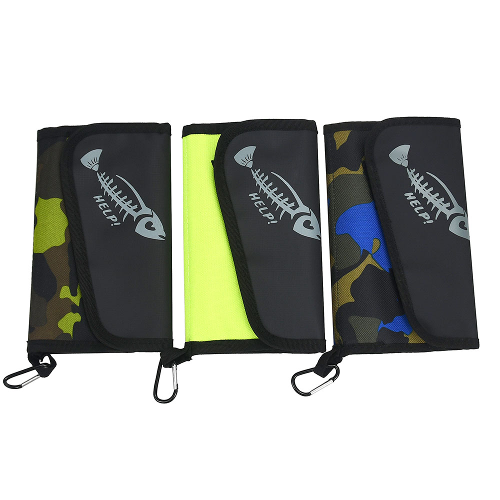 新しい釣りルアー収納ハンドバッグ防水餌袋釣具バッグカラビナ付 - Fishing Equipment Lures のレビューと価格