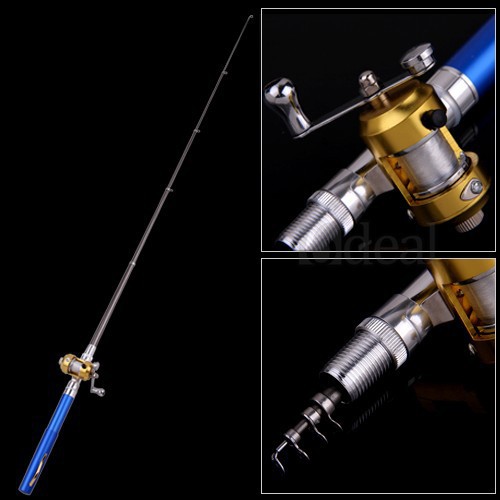 トカゲ伸縮式ミニ釣竿ペン型ポータブルポケット、アルミ合金魚ス - Penn Reel Fierce のレビューと価格