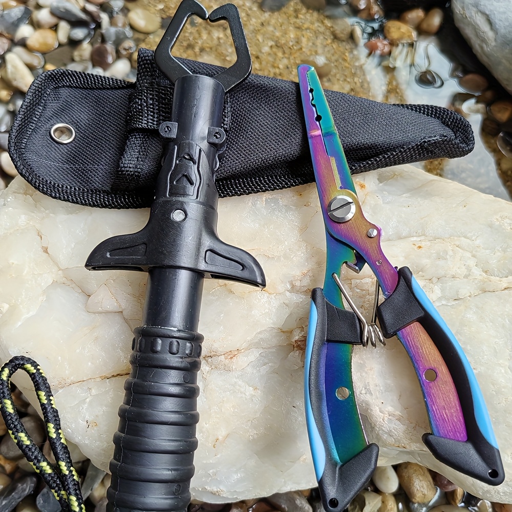 釣り用プライヤーとグリッパーセット、魚の口掴み器、釣り用プラ - Fishing Equipment Warehouse のレビューと価格
