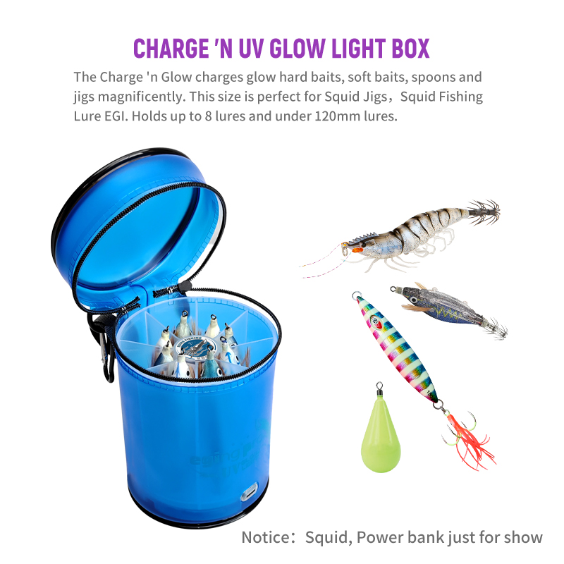 新しい釣りバッグルアー UV グローライトフィルライトツール - Fishing Equipment Lures のレビューと価格