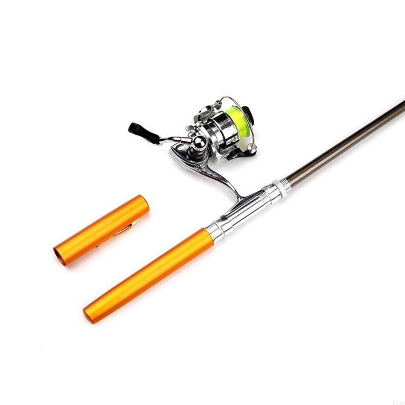 ポータブルミニポケット釣竿伸縮ペン型折りたたみ釣竿 - Penn Reel Fierce のレビューと価格