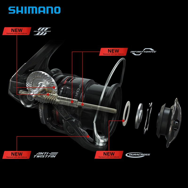 Shimano-淡水および塩水釣りリール,2500/3000 - Penn Reel Fierce のレビューと価格
