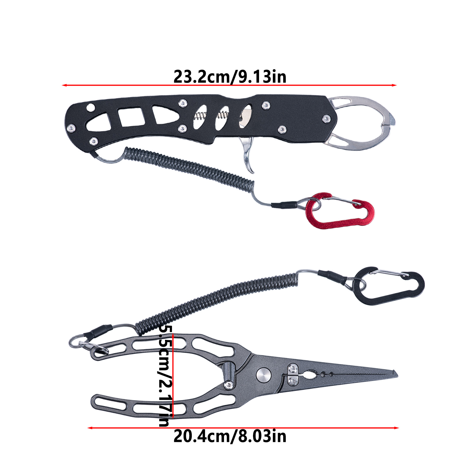 釣り用プライヤーとフィッシュグリッパーのコンボキット、錆びな - Fishing Equipment Warehouse のレビューと価格